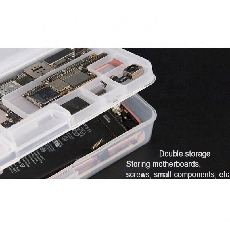 SUNSHINE SS-001A Storage Box Multi-Function Phone LCD Screen Motherboard IC Chips Parts Organizer Phone Repair Storage Box