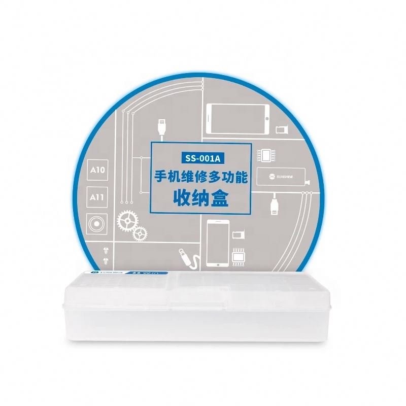 SUNSHINE SS-001A Storage Box Multi-Function Phone LCD Screen Motherboard IC Chips Parts Organizer Phone Repair Storage Box