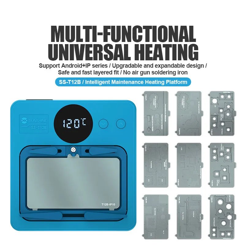 Sunshine Ss-t12b Intelligent Maintenance Heater Heating Platform For Android And Ip7g-15pm Mobile Phone Motherboards