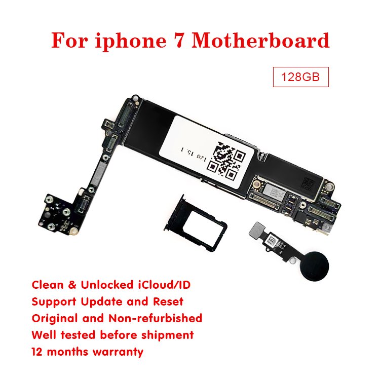 32GB 128GB 256GB 100% Clean Unlocked Mobile Phone PCB Logic Board For Iphone 7/ 7 Plus