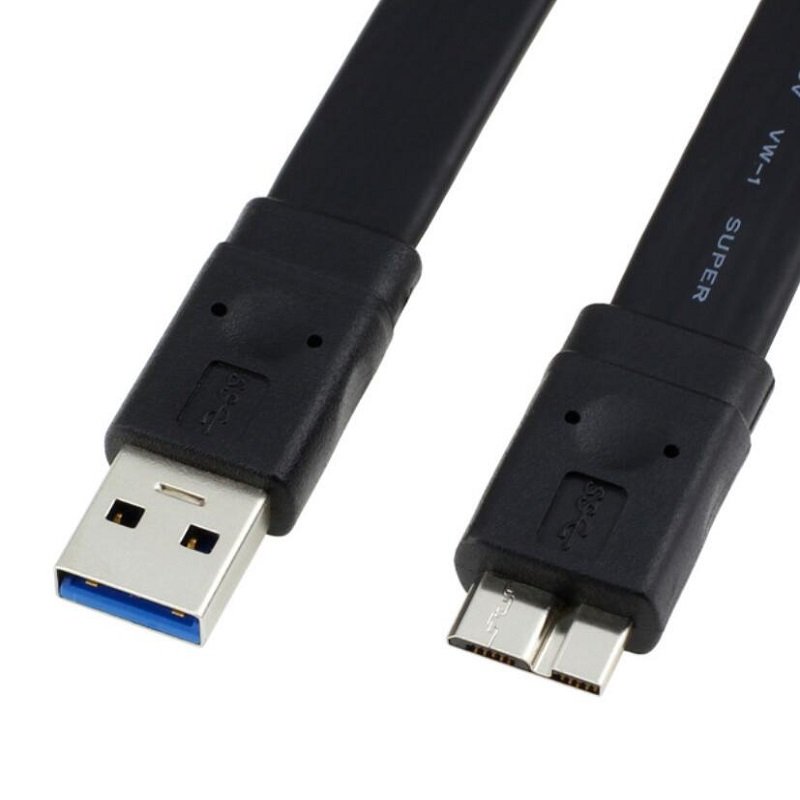 micro b usb 3.0 flat cable usb type a male to micro b usb 3.0 cable