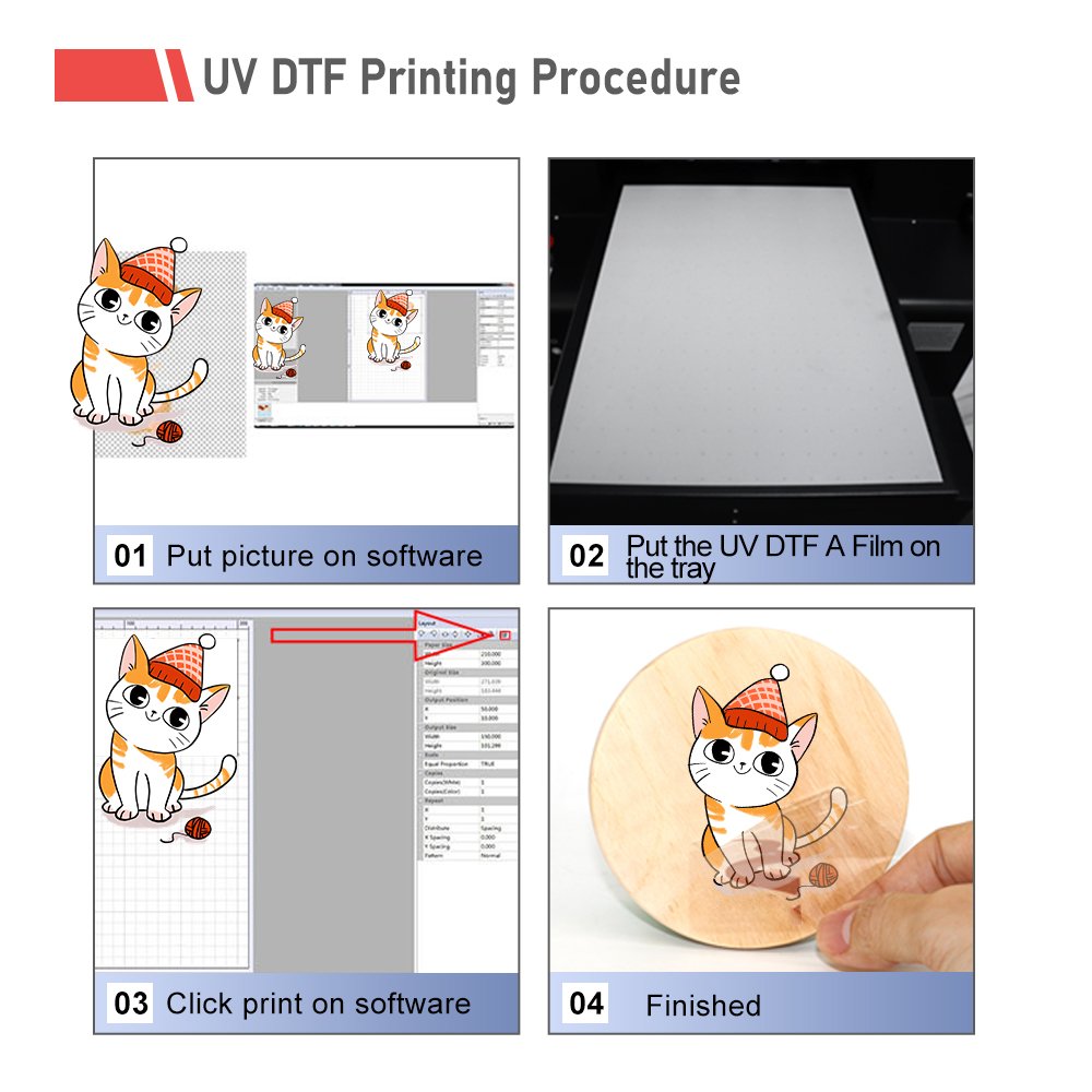 Small desktop inkjet cylinder printer Xp600 dtf uv all in one bottle flatbed a3 size varnish uv printer