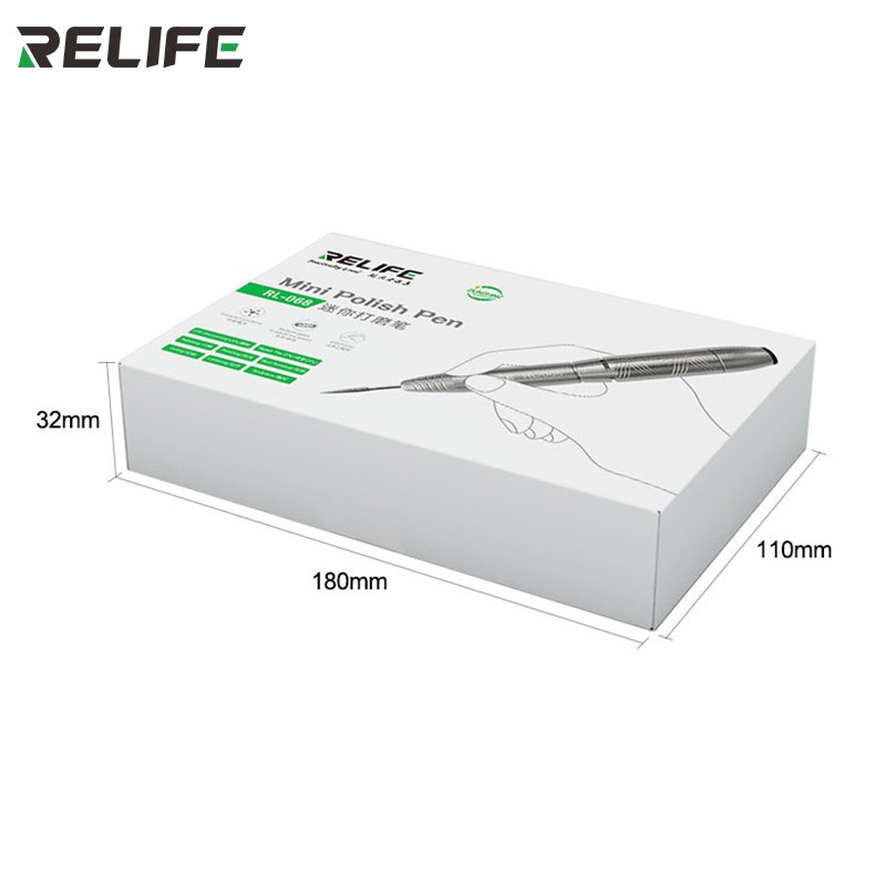 RELIFE RL 068 Mini Polishing Pen Multi-Speed Adjustable MultiFunction Cutting Cleaning Rust Removal CPU Grinding Repair Tool
