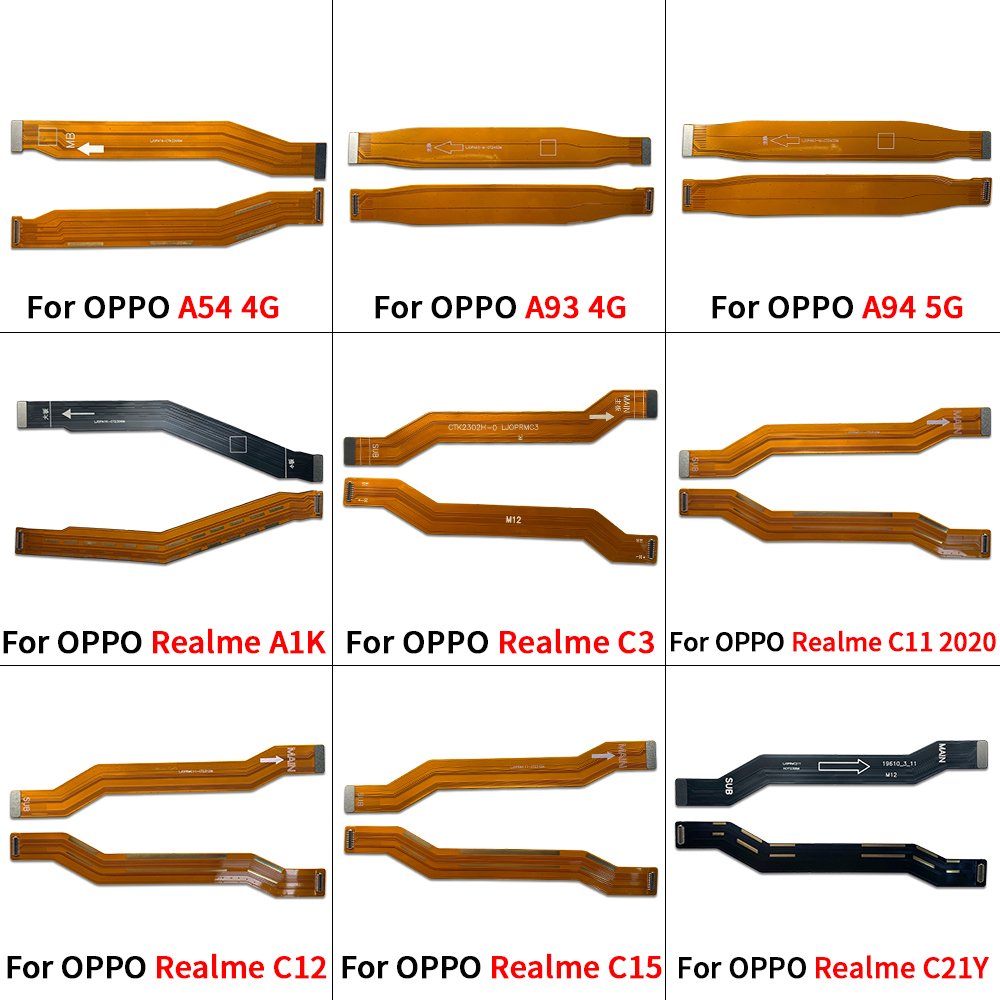 Mobile Phone Motherboard Flex For Oppo Realme A1K C3 C11 2020 C12 C15 C21Y C25Y C55 V5 5G Reno 7 Reno 8 4G 5G A54 A93 A94 4G 5G