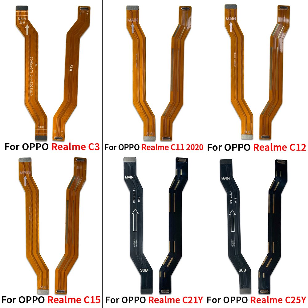Mobile Phone Motherboard Flex For Oppo Realme A1K C3 C11 2020 C12 C15 C21Y C25Y C55 V5 5G Reno 7 Reno 8 4G 5G A54 A93 A94 4G 5G