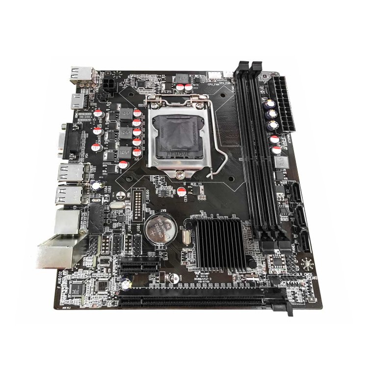 Factory Price H61 B75 Motherboard Support Intel I7 I5 I3 LGA1155 Series Processor 16GB M.2 Dual DDR3 LGA 1155 Main Board
