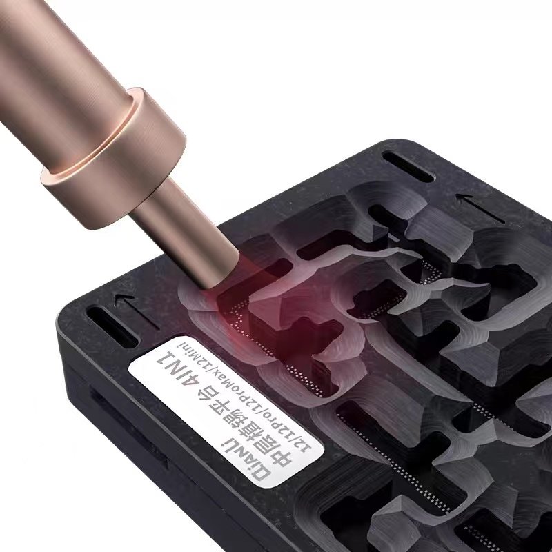 Qianli 4 IN 1 BGA Reballing Stencil for iPhone 12/12 Pro MAX/12 Mini Motherboard Soldering Middle Frame Planting Tin Platform