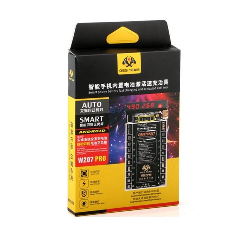 OSS W207 PRO Phone Battery Charge Test PCB Activation Board For Android Samsung Huawei Xiaomi OPPO VIVO Repair Tool