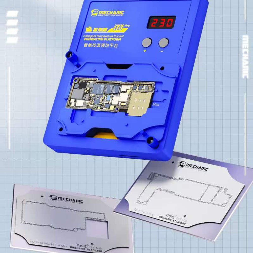 MECHANIC iT3 PRO Intelligent Temperature Control Preheating Platform For iPhone X-15/Pro/Mini/Pro Max Plug And Use Technology