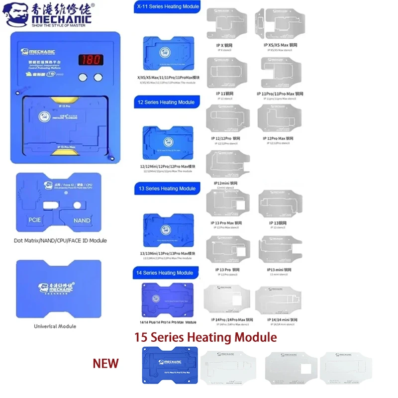 MECHANIC iT3 PRO Intelligent Temperature Control Preheating Platform For iPhone X-15/Pro/Mini/Pro Max Plug And Use Technology