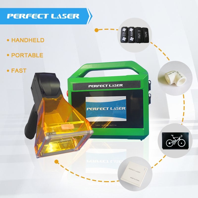 Portable Handheld Mini Size 20W 30W 50W Metal Logo Engraving Fiber Laser Marking Machine