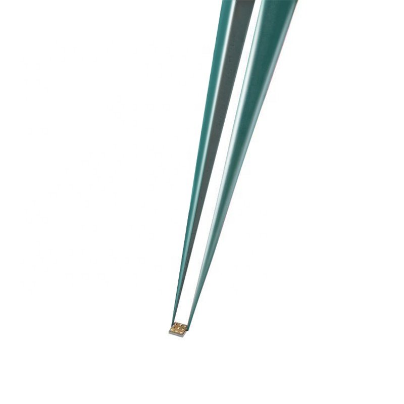 2UUL High Hardness Titanium Alloy Tweezer Curved Straight Tip Tweezer For Repairing Mobile Phone