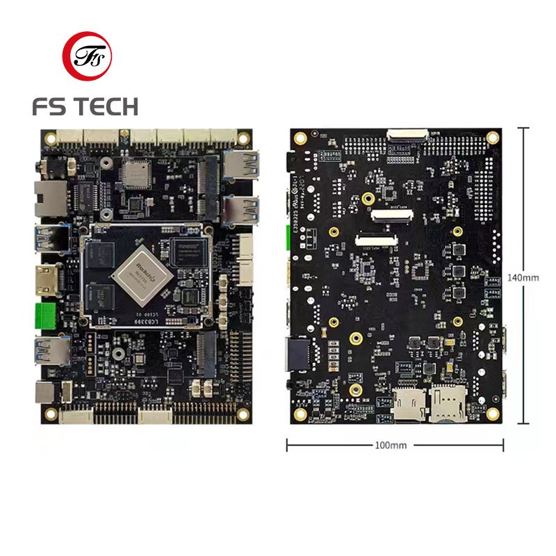 PCB Assembly Gerber Layout Design Custom PCBA Service Mechanical Embedded PCB Android RK3568 Motherboard Manufacturing Solution