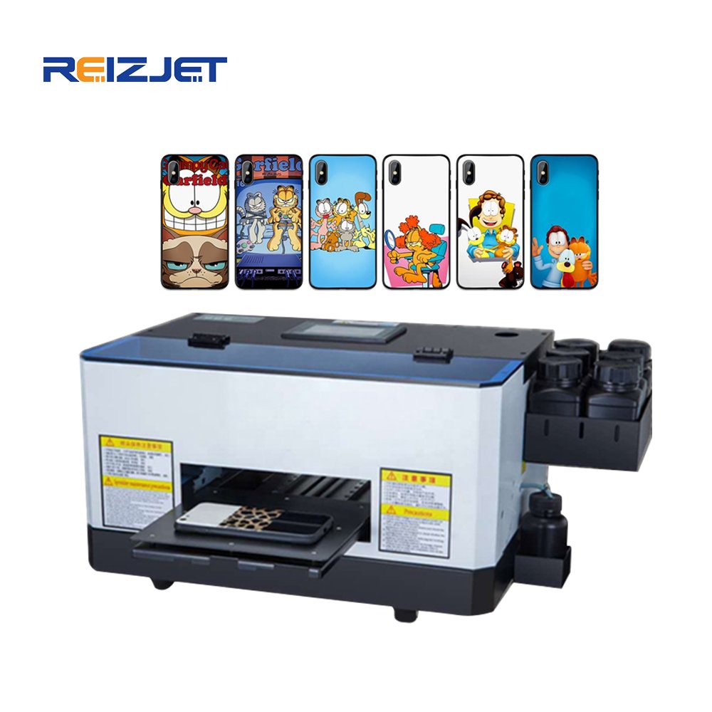 Small Machine Size Desktop Flat UV Printer Customized Phone Case Printing Machine for Card Acrylic Wood Metal PVC