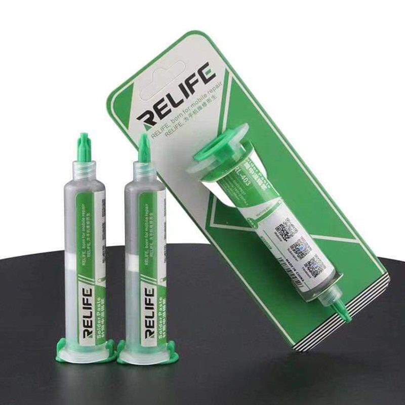 Solder Paste High quality 10CC Welding Flux No-clean RELIFE 183 Soldering Paste RL-403 Solder Tin Sn63/Pb67 For soldering iron