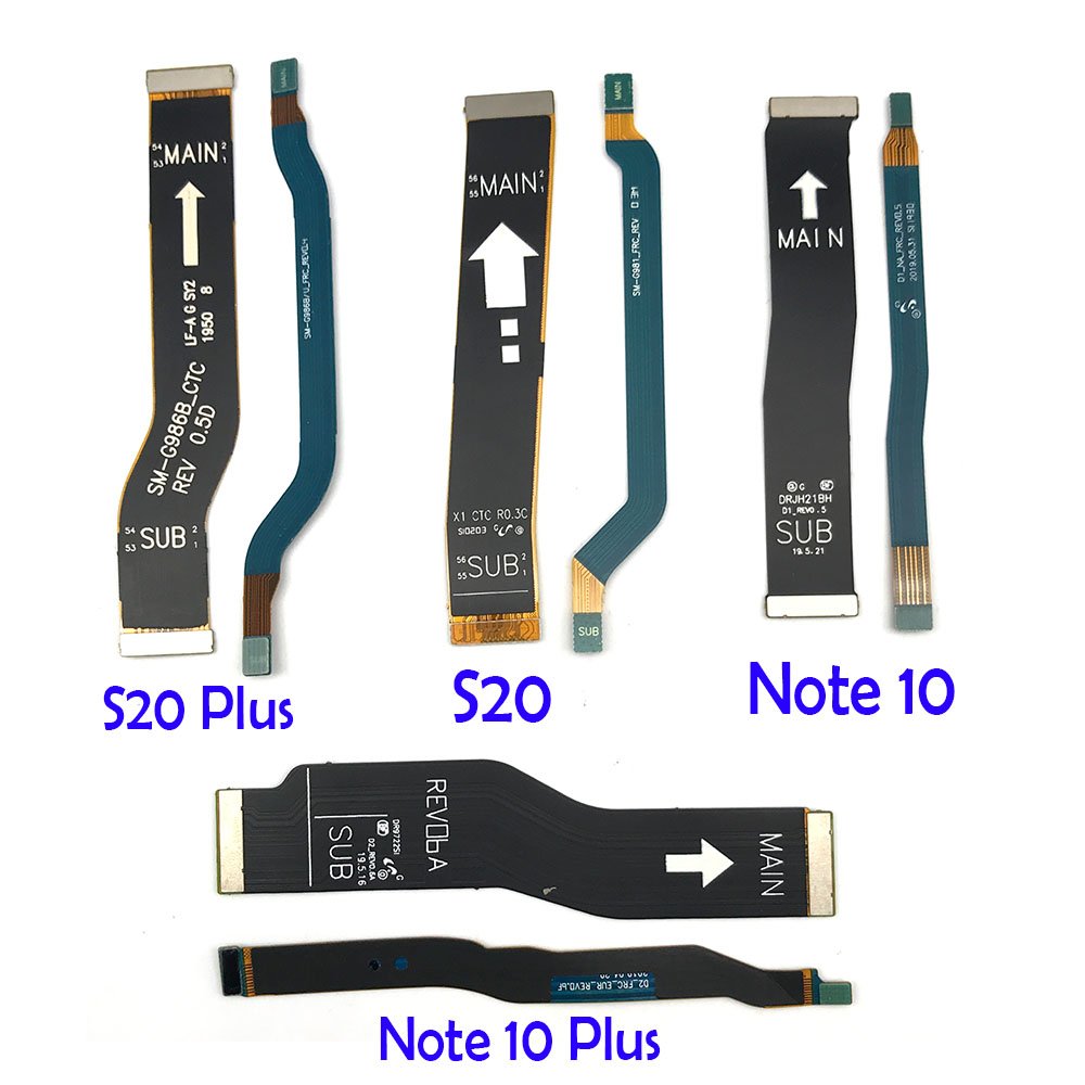 Main Board LCD Connector For Samsung Note 10 Lite 20 S10 Plus S20 Fe Motherboard Flex Mobile Spare Parts Wholesale