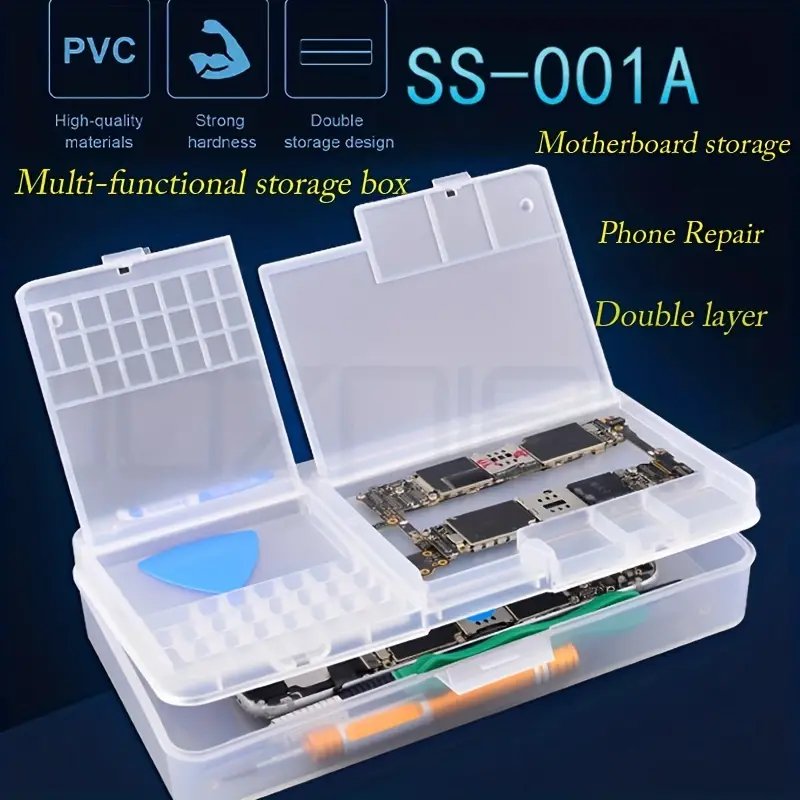 Mobile Phone Repair Storage Box For IC Parts Motherboard Screw, Multi Functional Repair Components Box Collector
