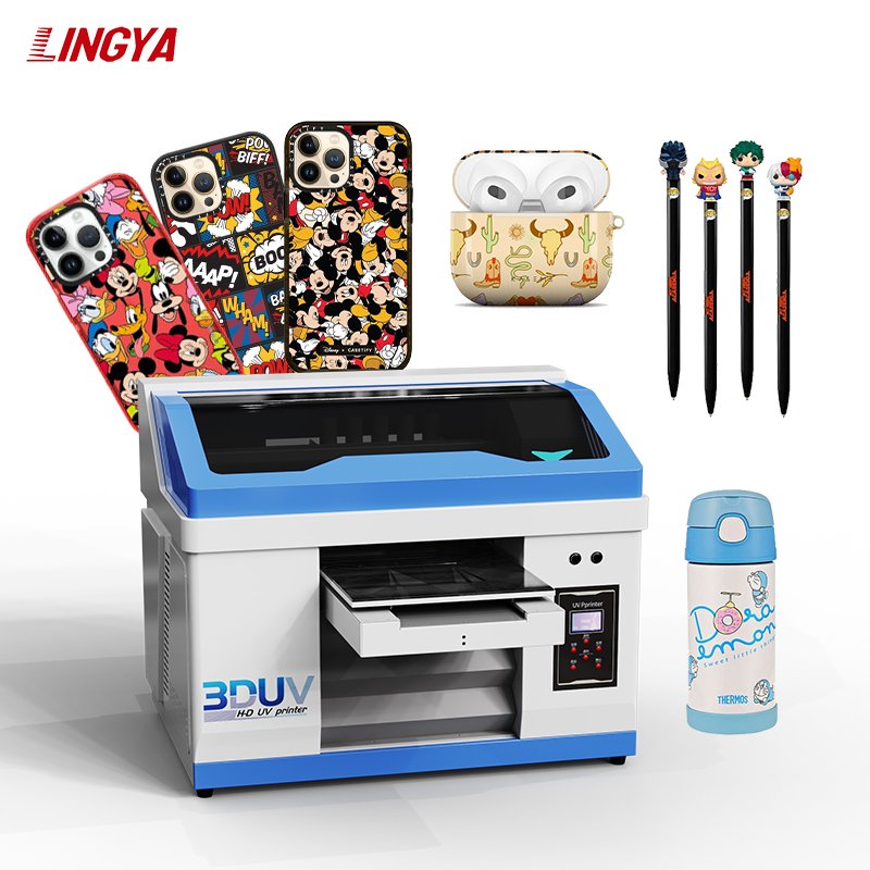 A3 size 3D Emboss Texture Raised Printing Plastic/ Metal/ Card/ Phone Case/ UV Printer