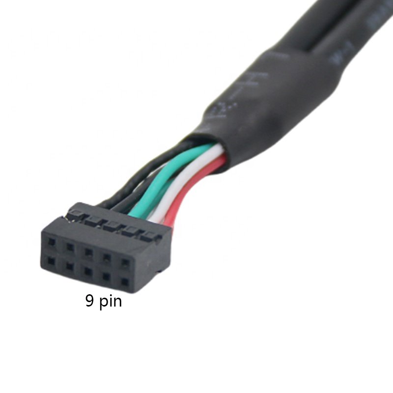 Motherboard 9Pin Header Usb 2.0 Female To Dual 9-Pin Male 9Pin Ph2.0 Extension Cable
