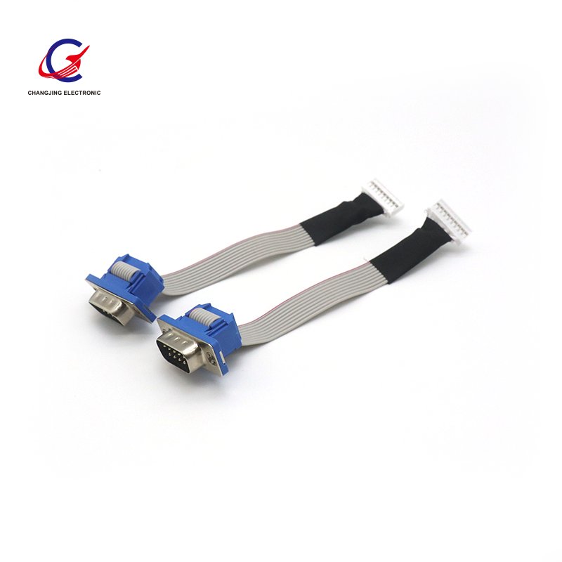 Serial Male to 10 P Inch Motherboard Header Db9 Panel Mount Cable