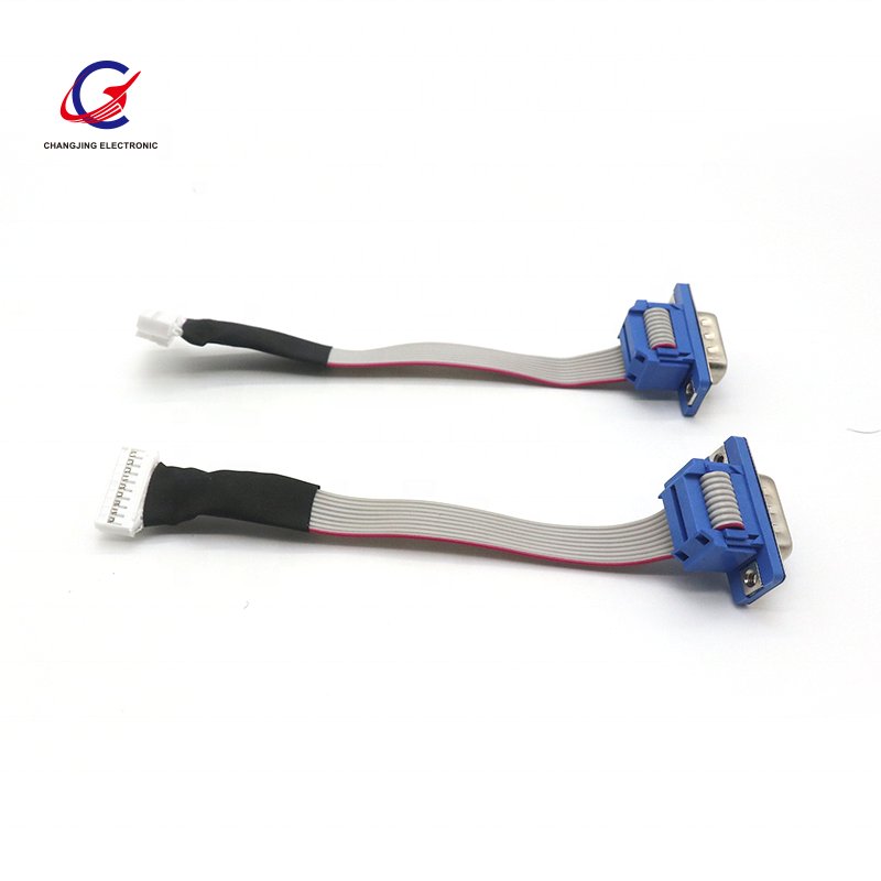 Serial Male to 10 P Inch Motherboard Header Db9 Panel Mount Cable