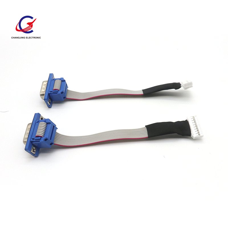 Serial Male to 10 P Inch Motherboard Header Db9 Panel Mount Cable