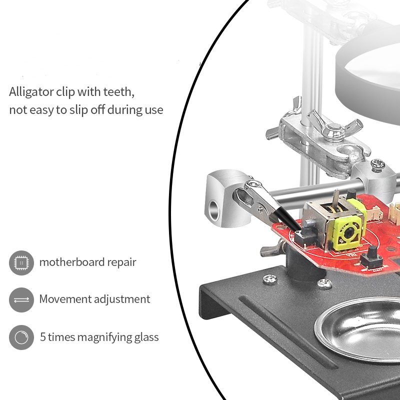 Mobile phone motherboard digital equipment tool table HD double welding tool repair welding PCB magnifying glass