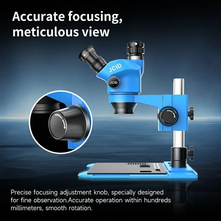 Professional JCID-M3750A 7-50X Trinocular Stereo Microscope For Mobile Phone Motherboard Repair Tool