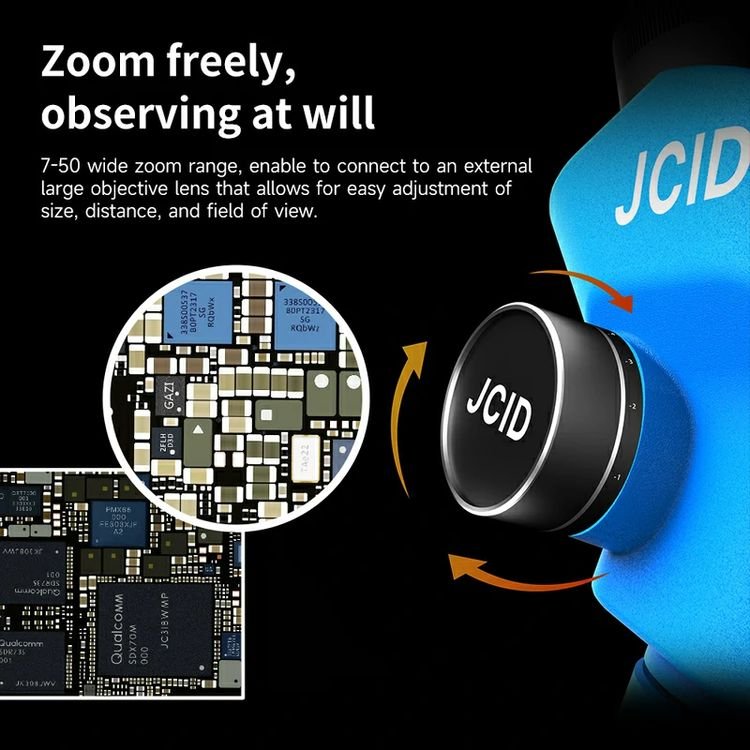 Professional JCID-M3750A 7-50X Trinocular Stereo Microscope For Mobile Phone Motherboard Repair Tool