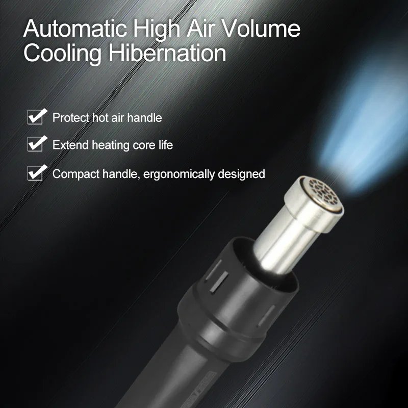 Smart Hot Air QUICK 861 Pro Desoldering Station Voice Control For Mobile Phone Motherboard IC Chip Multifunctional Repair