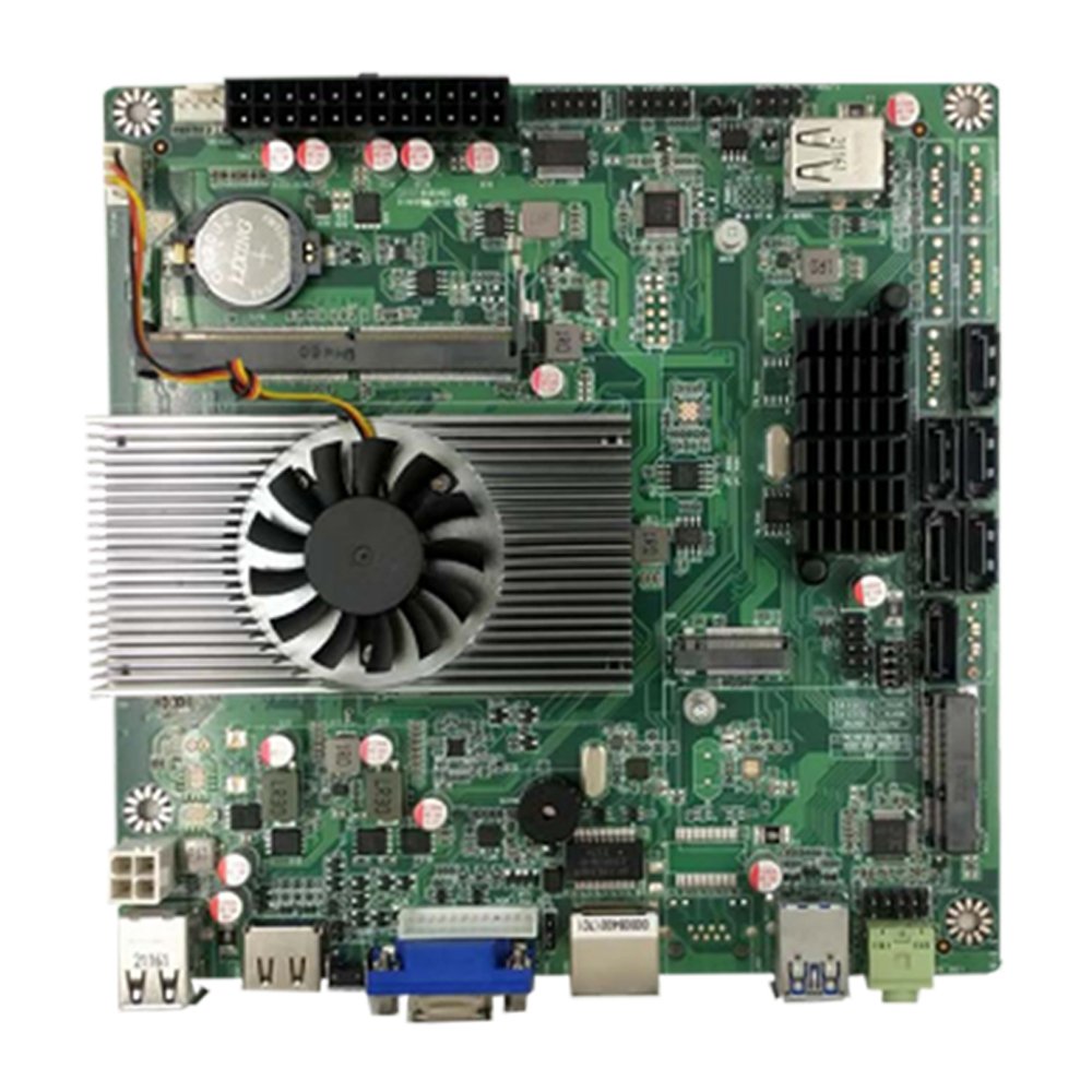 mobile phone motherboard 17*17cm Jasper Lake N5095/5100/5105 DDr4 16GB 6sata 12sata motherboard