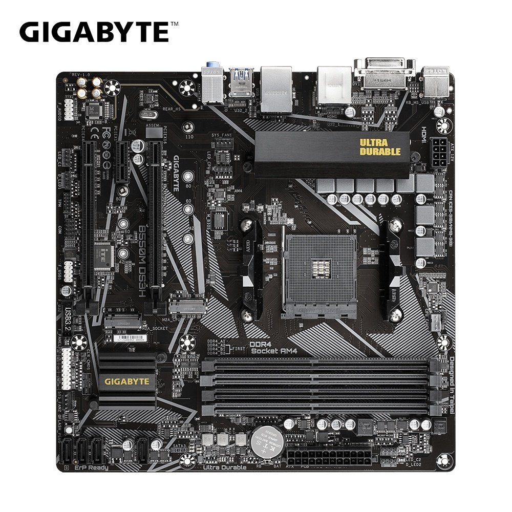 Micro - ATX AM4 Mainboard Scheda Madre Placa Mae Moederbord AMD B550 DDR4 128GB PC Gaming Motherboard Gigabyte B550M DS3H