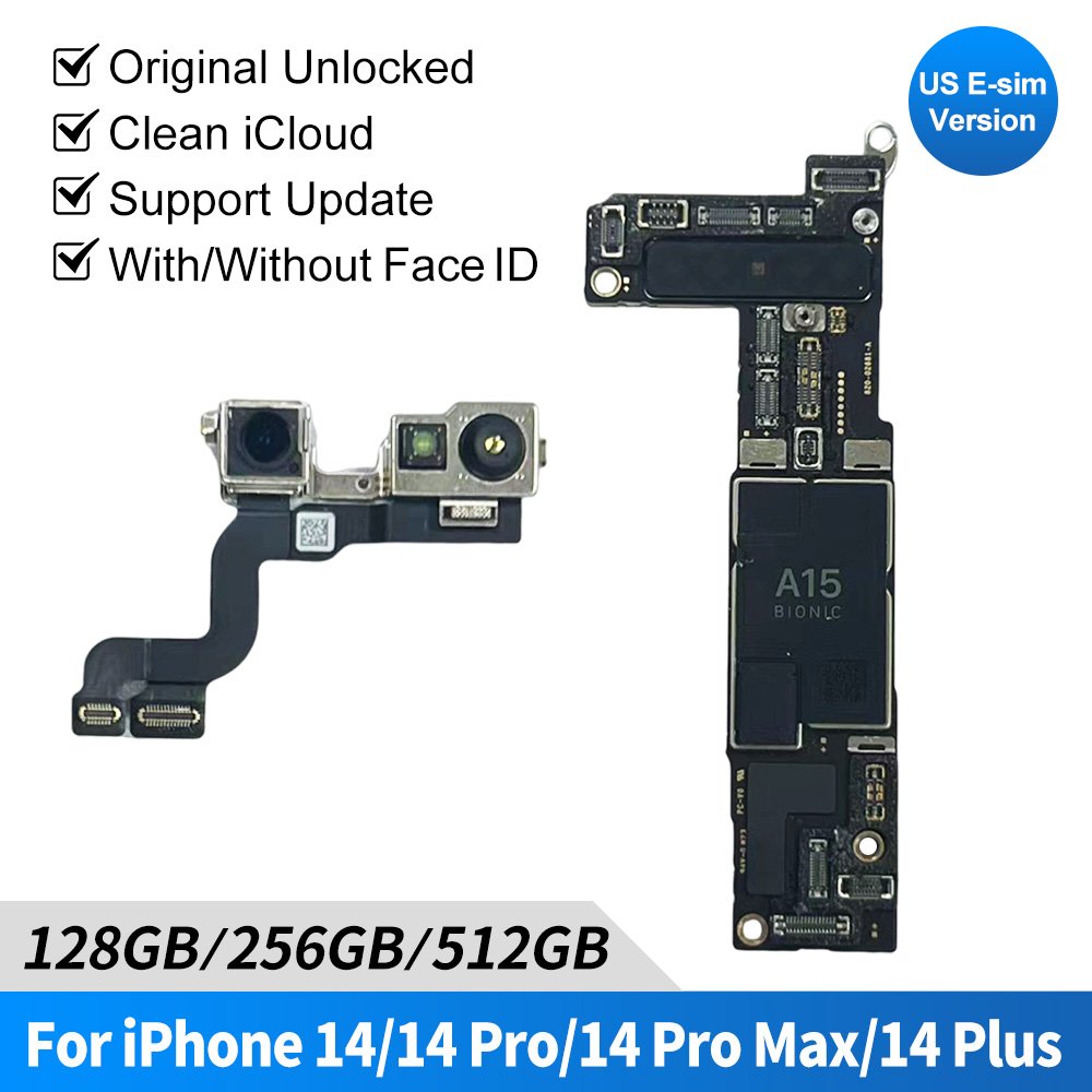 Wholesale for i Phone 14 Pro Max Motherboard 128Gb 256Gb 512Gb 100% Original Unlocked Mainboard