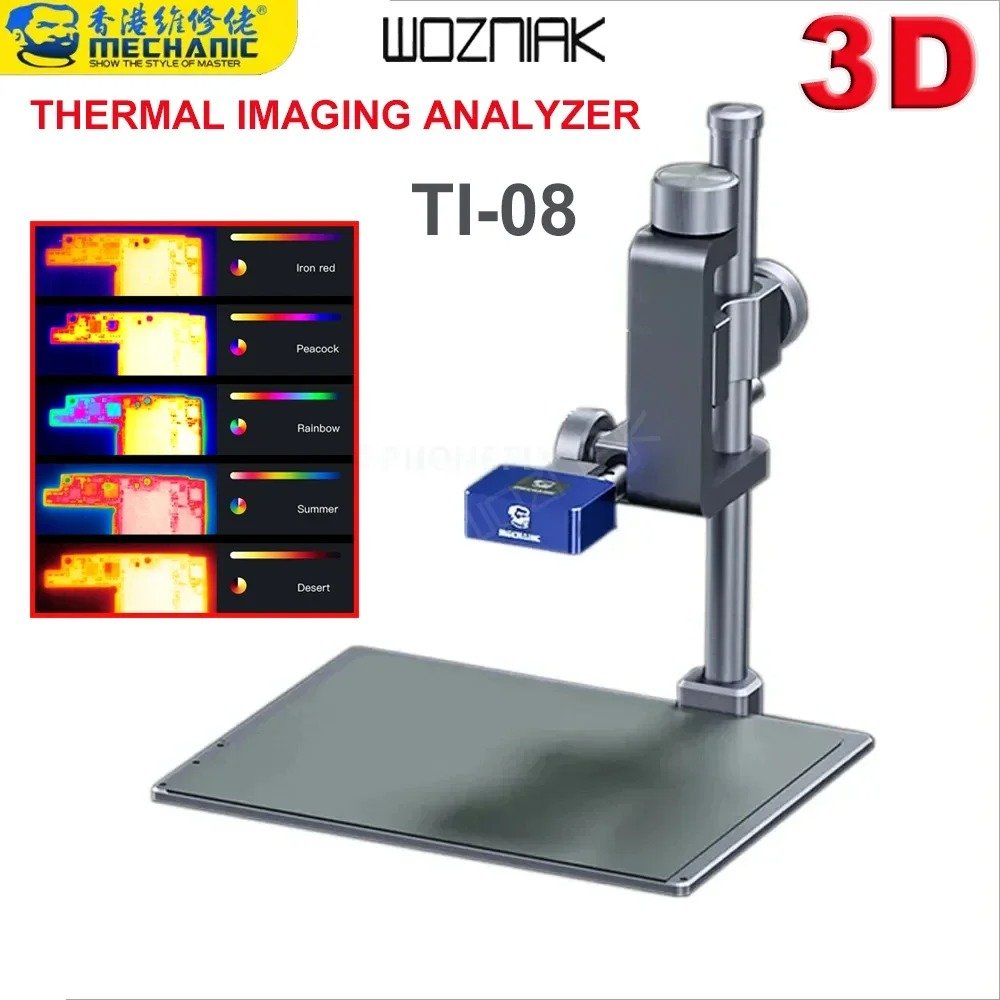MECHANIC TI-08 3D Infrared Thermal Imaging Analyzer HD Camera For Mobile Phone Motherboard PCB Fault Quick Check Instrument Tool
