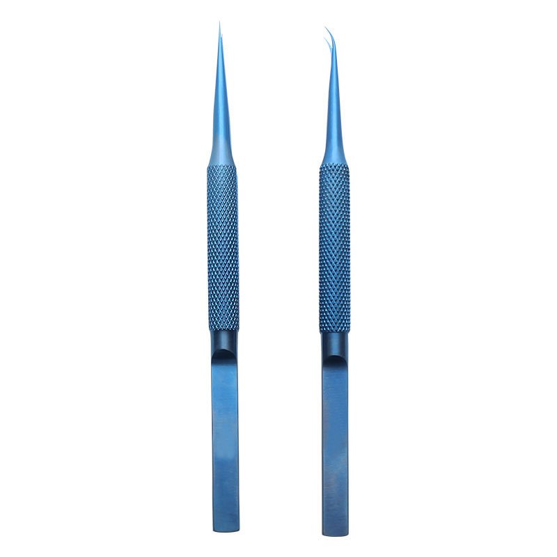 Titanium Alloy Tweezers Professional Fingerprint Fly Line Phone pcb board Antimagnetic Tweezers Electronics IC Repair Tweezer