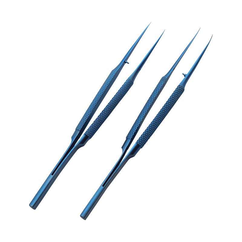 Titanium Alloy Tweezers Professional Fingerprint Fly Line Phone pcb board Antimagnetic Tweezers Electronics IC Repair Tweezer