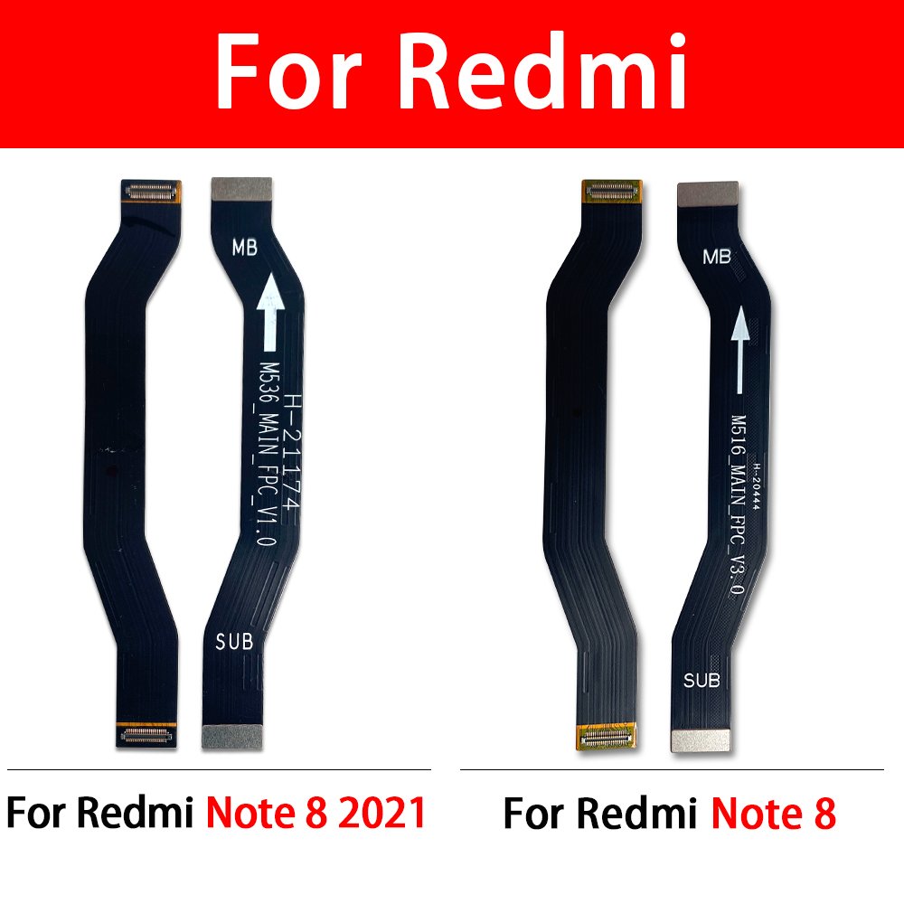 Mobile Phone Main Board Flex For Xiaomi Redmi 8 8A 9 9A Note 6 7 8 9 8T 9S Pro Motherboard Connector Flex Cable Spare Parts