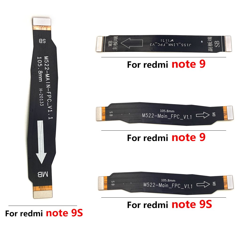 Mobile Phone Main Board Flex For Xiaomi Redmi 8 8A 9 9A Note 6 7 8 9 8T 9S Pro Motherboard Connector Flex Cable Spare Parts