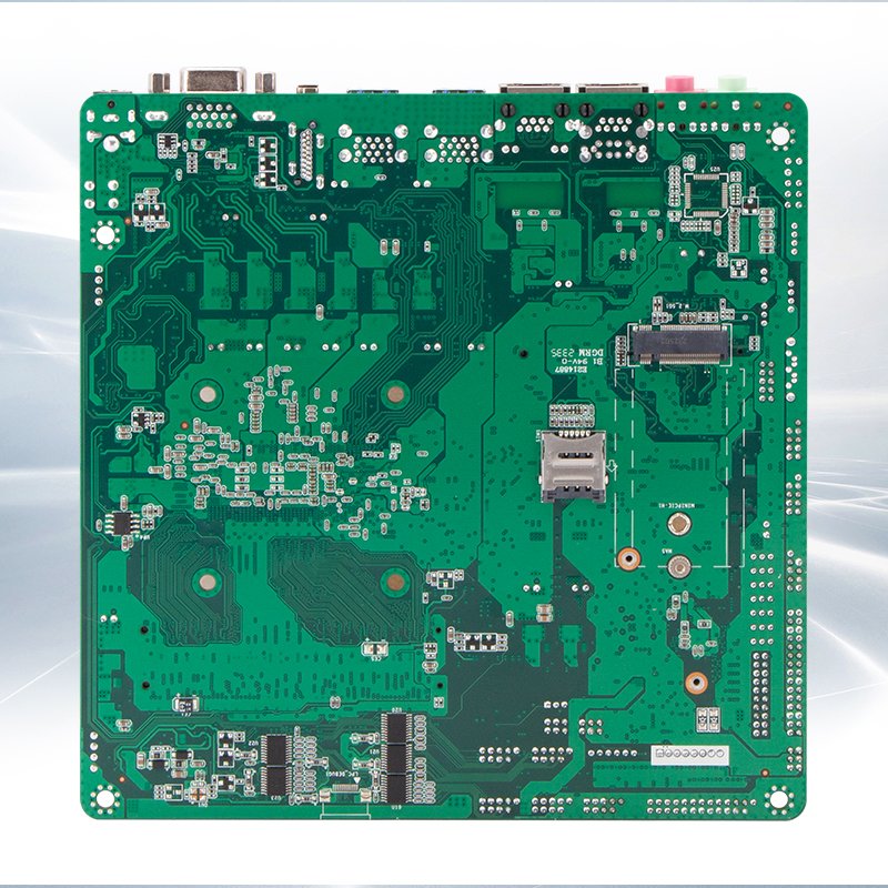 Industrial Mini ITX I7-8550U 2*RJ45 8*USB 5*RS-232+1*RS-485/232 Ports DC 12V High Quality Motherboard