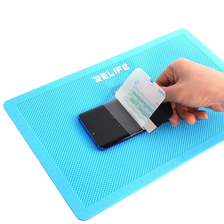 RELIFE RL-004D Multi-Function Heat Insulation Silicone Anti-Skid Mat Mobile Phone Repair Film Silicone Pad Support Washed