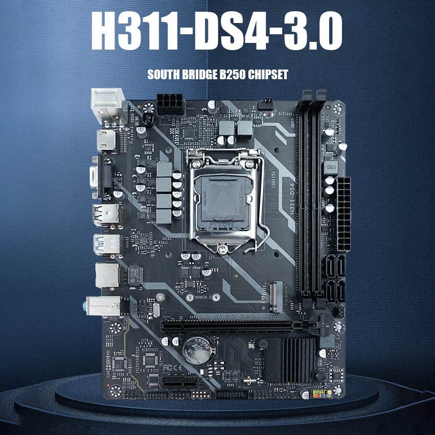 Cheap Price 6th 7th 8th 9th Core i7 i5 i3 LGA1151 Dual DDR4 SSD M.2 B250 Chipset Desktop Gaming Motherboard for PC Computer