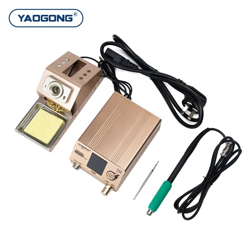 YAOGONG T210 Plus Solder Iron PCB Manufacturing and Assembly Pad Phone Motherboard Mobile Repair Tools Soldering Station