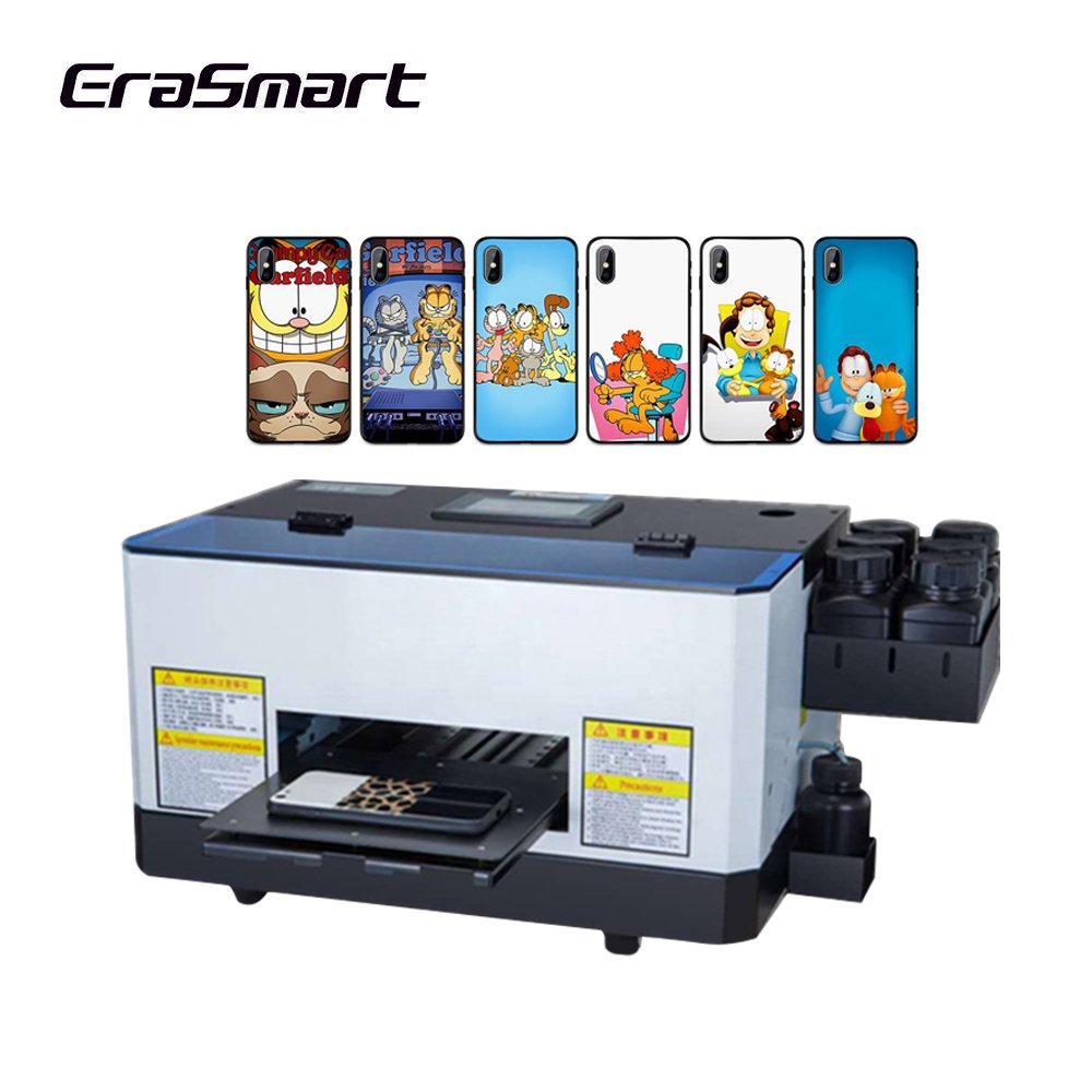 EraSmart A5 Uv Printer For PVC TPU PP Glass Mobile Cover Phone Case
