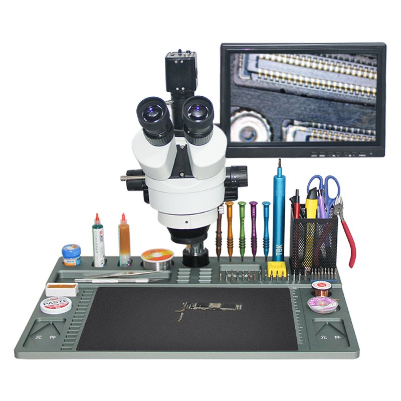 TBK 45P Trinocular Microscope Mobile Phone Repairing For Motherboard Repair