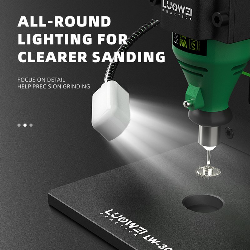 LUOWEI LW-305 Grinding Platform Screen IC Image Head Frame Chip Grinder Tool Adjustable Speed Grinding Platform