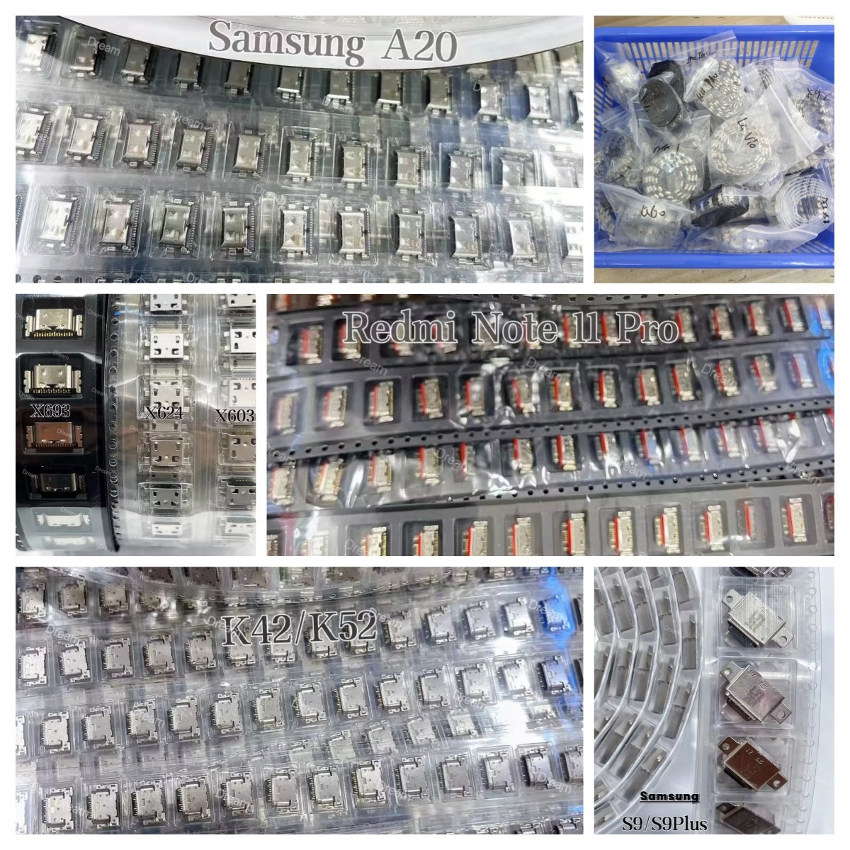 JIARUILA Wholesale Camera Lens Glass Housing Battery Back Cover Charging Board Motherboard Flex Loud Speaker Sim Tray Power Flex