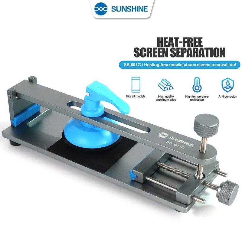 SUNSHINE SS-601G Mobile Phone Heating LCD Screen Spliter Quick Screen Removal Fixture for Phone Android Clamping