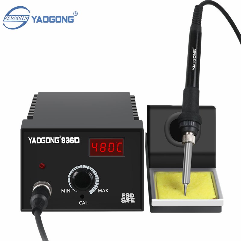 YAOGONG 936D 60W Digital Adjustable Temperature Thermostat PCBA Phone Motherboard Mobile Repair Tools Machine Soldering Station