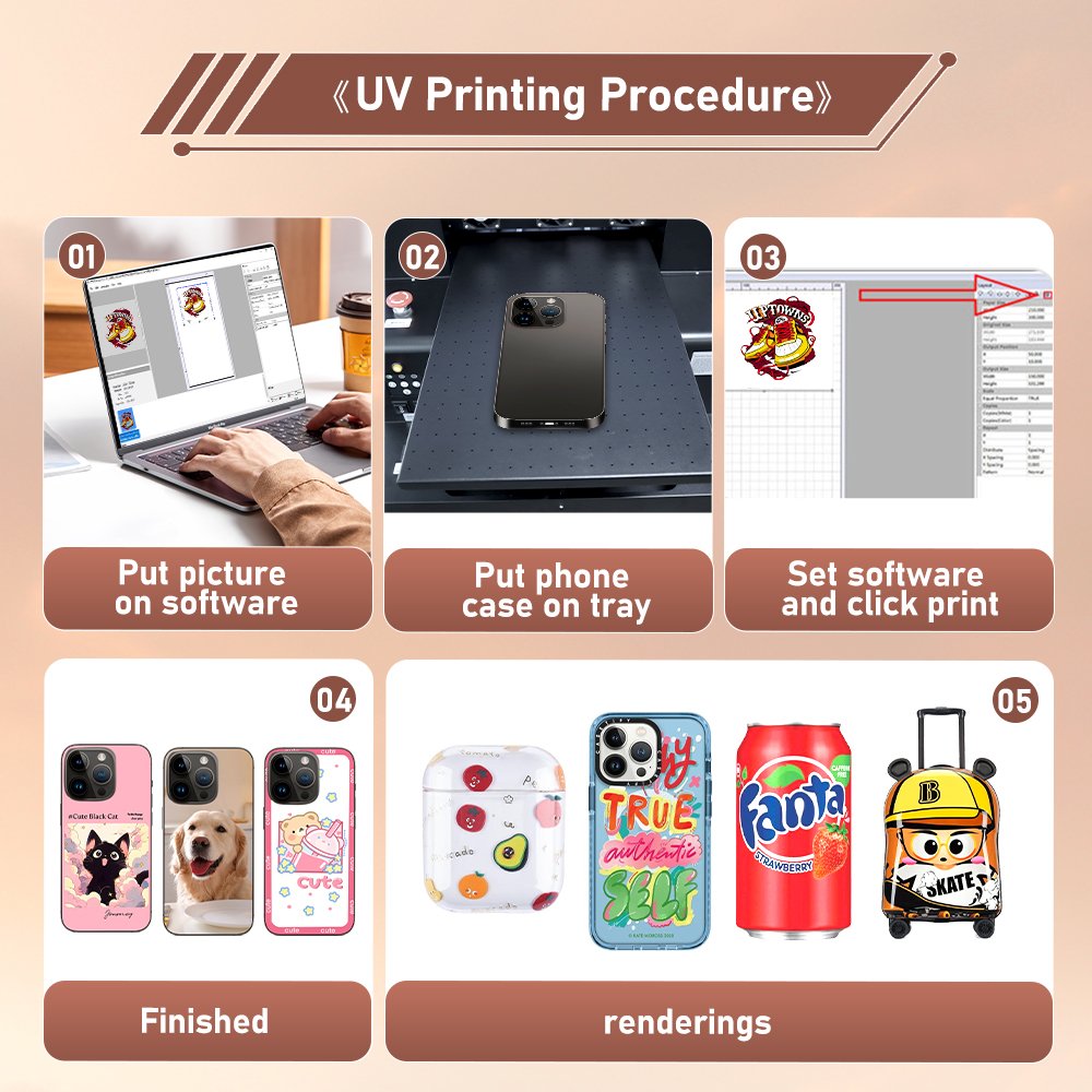 A3 size 3250 multifunction mini uv printer price for plastic phone case bottle acrylic metal cylinder card uv Flatbed printer