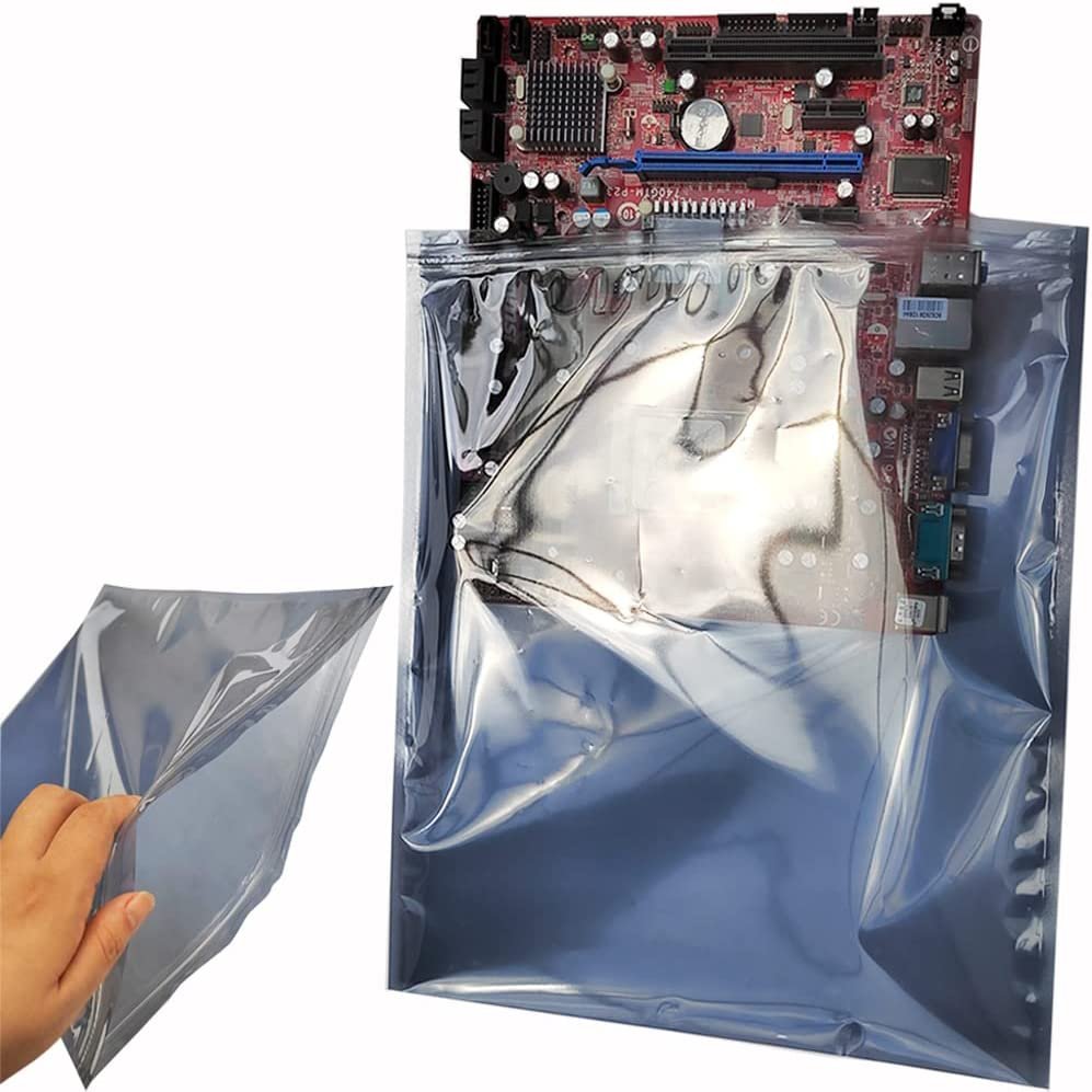 Open Top Anti Static Bag Large ESD Bags for Motherboard Video Card LCD Screen
